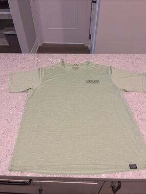 Patagonia Cap Cool Daily Light Green Short-Sleeve Tee with Chest Logo